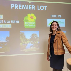 Gagnante du premier prix : un séjour bienvenue à la ferme