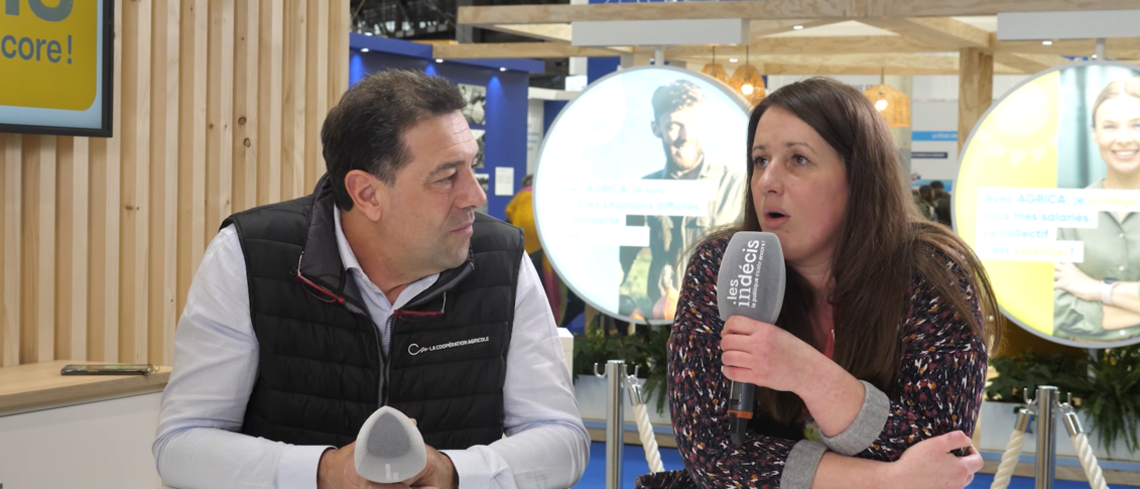 Joël Boueilh et Stéphanie Lebègue débatteurs. 