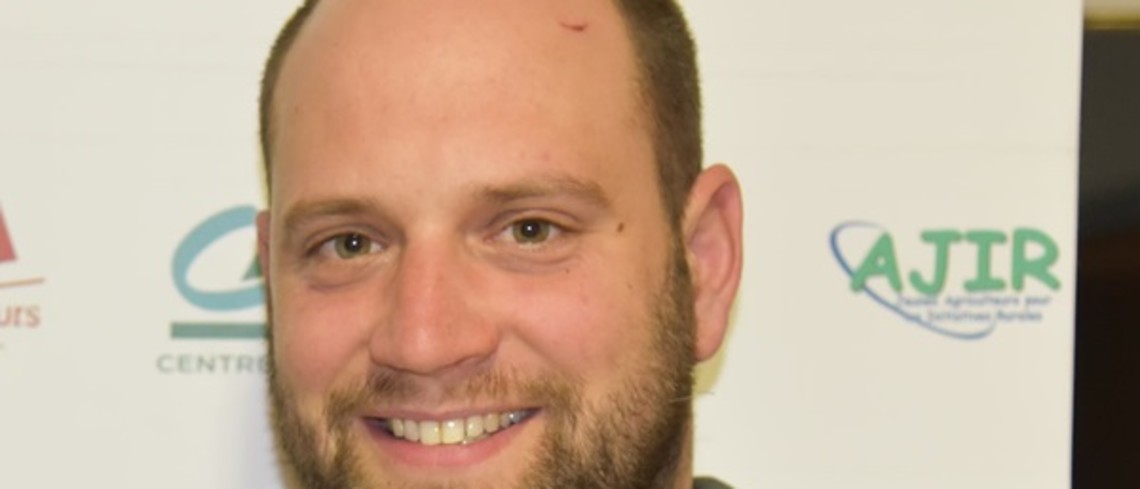 Photo portrait de Charles Perdereau, le nouveau président des Jeunes Agriculteurs du Loiret