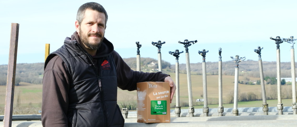 Jean-Baptiste tient son exploitation dans la commune de Sainte-Juliette (Tarn-et-Garonne).