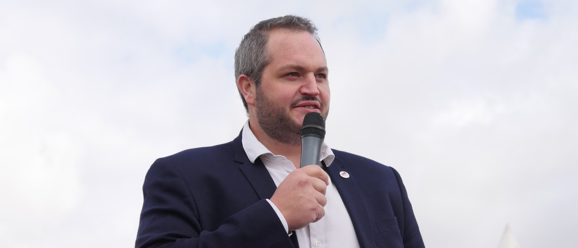 Arnaud Gaillot, président du syndicat Jeunes Agriculteurs 