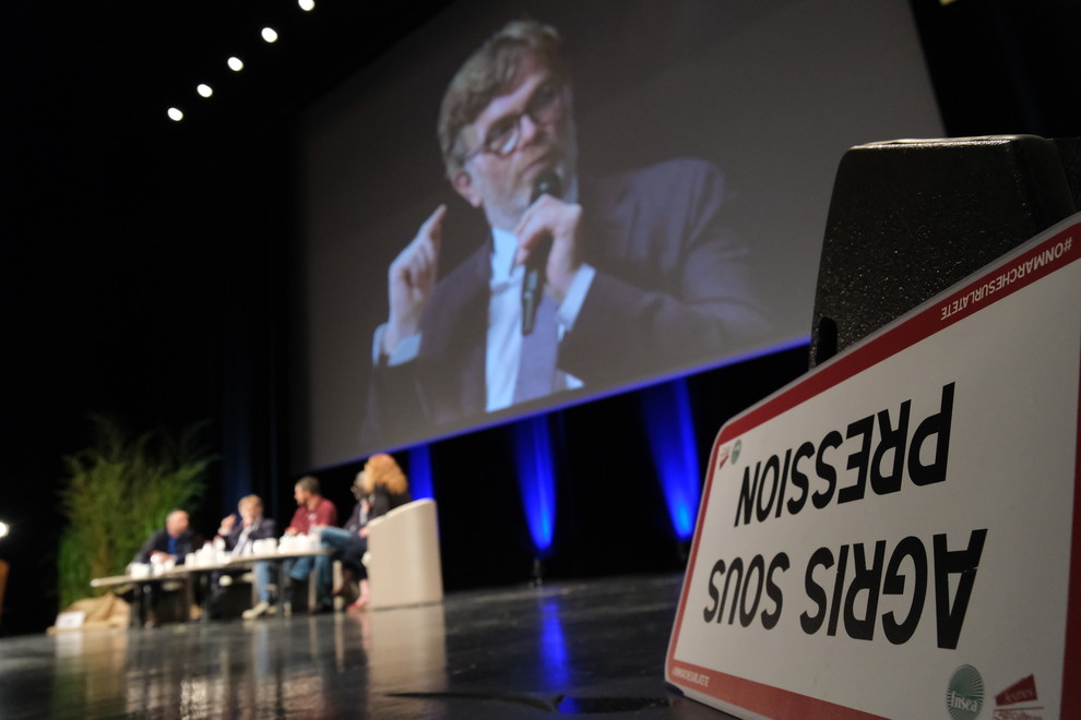 Le ministre de l'Agriculture Marc Fesneau a participé à la table ronde qui s'est déroulée le jeudi 6 juin.