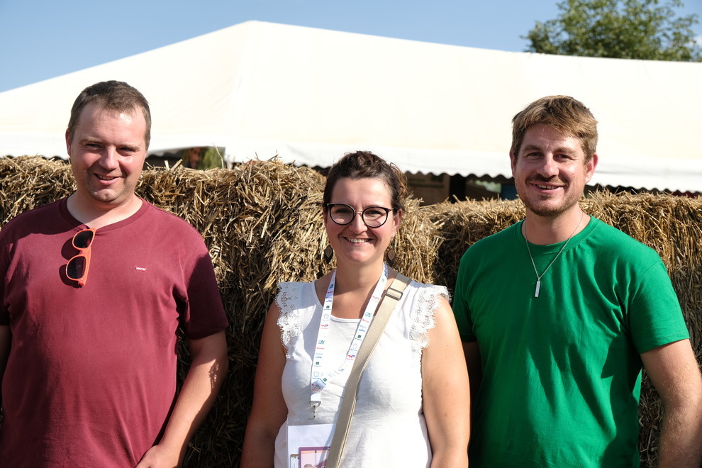 Les futurs organisateurs en visite sur les Terres de Jim.